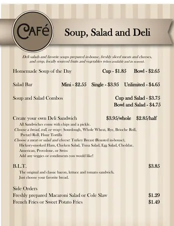 Dining menu of Pleasant View Retirement Community, Assisted Living, Nursing Home, Independent Living, CCRC, Manheim, PA 4