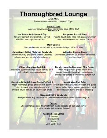 Dining menu of Riddle Village, Assisted Living, Nursing Home, Independent Living, CCRC, Media, PA 8