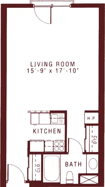 Floorplan of Riddle Village, Assisted Living, Nursing Home, Independent Living, CCRC, Media, PA 11