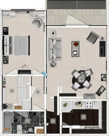 Floorplan of Riddle Village, Assisted Living, Nursing Home, Independent Living, CCRC, Media, PA 3