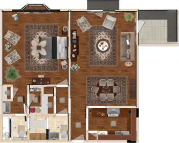Floorplan of Riddle Village, Assisted Living, Nursing Home, Independent Living, CCRC, Media, PA 5