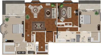Floorplan of Riddle Village, Assisted Living, Nursing Home, Independent Living, CCRC, Media, PA 10