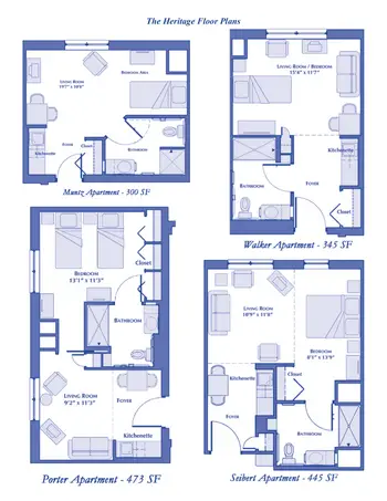 Floorplan of St. Paul's Senior Living Community, Assisted Living, Nursing Home, Independent Living, CCRC, Greenville, PA 3