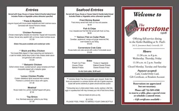 Dining menu of St. Paul's Senior Living Community, Assisted Living, Nursing Home, Independent Living, CCRC, Greenville, PA 1