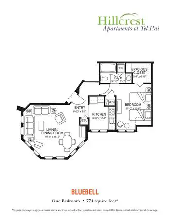 Floorplan of Tel Hai, Assisted Living, Nursing Home, Independent Living, CCRC, Honey Brook, PA 1