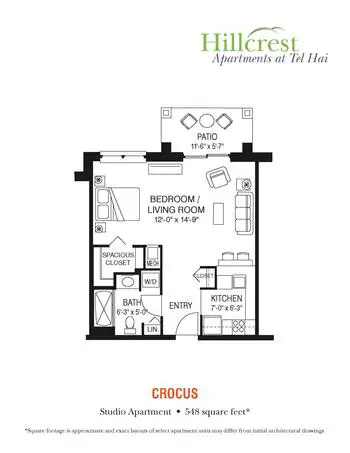Floorplan of Tel Hai, Assisted Living, Nursing Home, Independent Living, CCRC, Honey Brook, PA 3