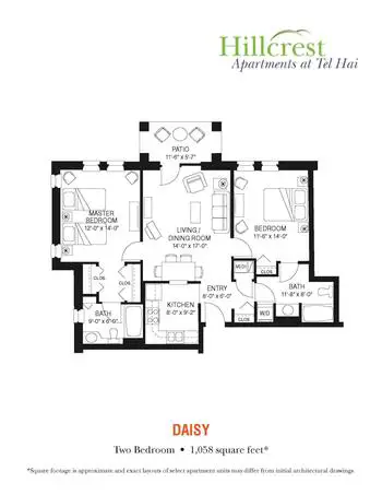 Floorplan of Tel Hai, Assisted Living, Nursing Home, Independent Living, CCRC, Honey Brook, PA 6