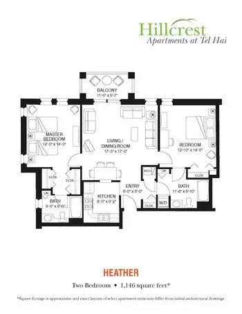 Floorplan of Tel Hai, Assisted Living, Nursing Home, Independent Living, CCRC, Honey Brook, PA 8