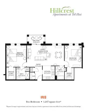 Floorplan of Tel Hai, Assisted Living, Nursing Home, Independent Living, CCRC, Honey Brook, PA 9