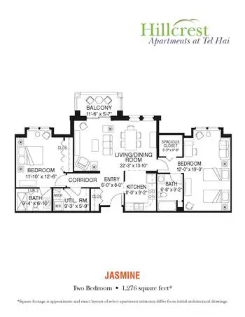 Floorplan of Tel Hai, Assisted Living, Nursing Home, Independent Living, CCRC, Honey Brook, PA 10