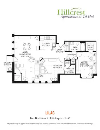 Floorplan of Tel Hai, Assisted Living, Nursing Home, Independent Living, CCRC, Honey Brook, PA 14