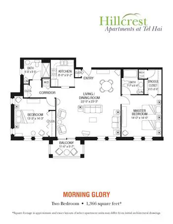 Floorplan of Tel Hai, Assisted Living, Nursing Home, Independent Living, CCRC, Honey Brook, PA 18