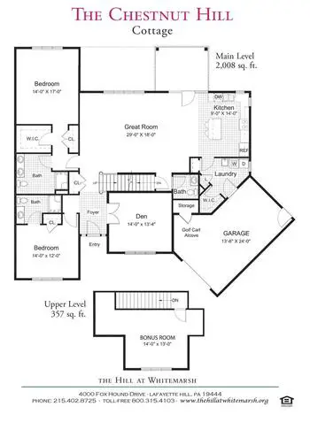 Floorplan of The Hill at Whitemarsh, Assisted Living, Nursing Home, Independent Living, CCRC, Lafayette Hill, PA 6