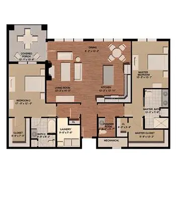 Floorplan of The Hill at Whitemarsh, Assisted Living, Nursing Home, Independent Living, CCRC, Lafayette Hill, PA 13