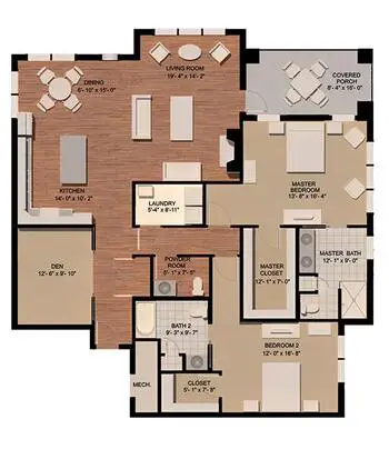 Floorplan of The Hill at Whitemarsh, Assisted Living, Nursing Home, Independent Living, CCRC, Lafayette Hill, PA 17