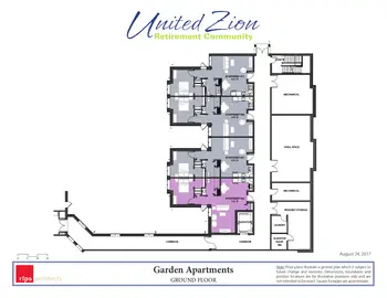 Floorplan of Zerbe Retirement Community, Assisted Living, Nursing Home, Independent Living, CCRC, Narvon, PA 7