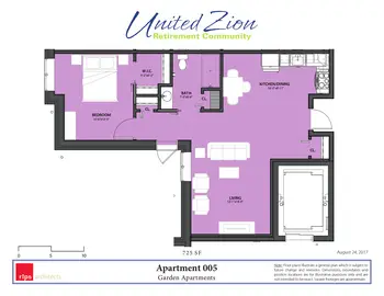 Floorplan of Zerbe Retirement Community, Assisted Living, Nursing Home, Independent Living, CCRC, Narvon, PA 9