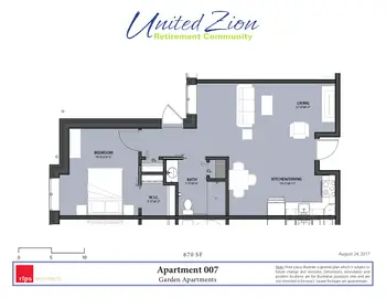 Floorplan of Zerbe Retirement Community, Assisted Living, Nursing Home, Independent Living, CCRC, Narvon, PA 10
