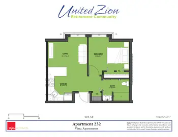 Floorplan of Zerbe Retirement Community, Assisted Living, Nursing Home, Independent Living, CCRC, Narvon, PA 14