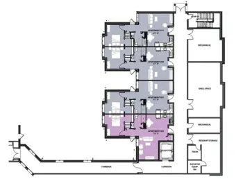 Floorplan of Zerbe Retirement Community, Assisted Living, Nursing Home, Independent Living, CCRC, Narvon, PA 20