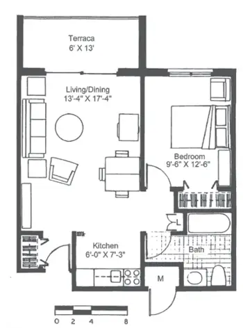 Floorplan of Clemson Downs, Assisted Living, Nursing Home, Independent Living, CCRC, Clemson, SC 16
