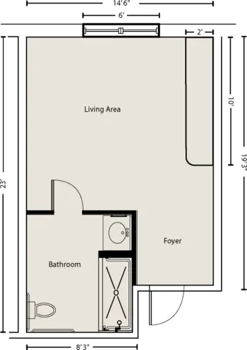 Floorplan of The Manor, Assisted Living, Nursing Home, Independent Living, CCRC, Florence, SC 3