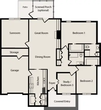 Floorplan of The Manor, Assisted Living, Nursing Home, Independent Living, CCRC, Florence, SC 7