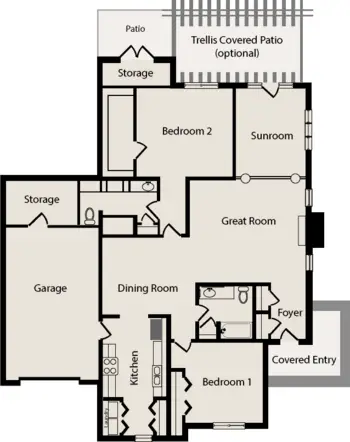 Floorplan of The Manor, Assisted Living, Nursing Home, Independent Living, CCRC, Florence, SC 8