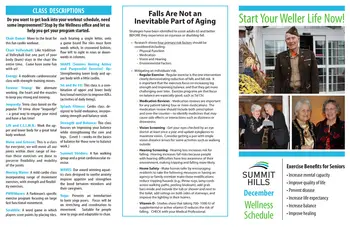 Activity Calendar of Summit Hills, Assisted Living, Nursing Home, Independent Living, CCRC, Spartanburg, SC 2