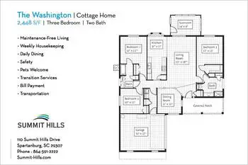 Floorplan of Summit Hills, Assisted Living, Nursing Home, Independent Living, CCRC, Spartanburg, SC 14