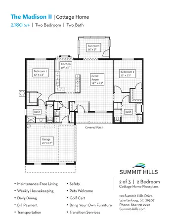 Floorplan of Summit Hills, Assisted Living, Nursing Home, Independent Living, CCRC, Spartanburg, SC 16