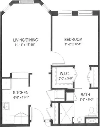Floorplan of Bishop Gadsden, Assisted Living, Nursing Home, Independent Living, CCRC, Charleston, SC 1