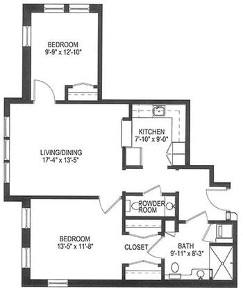 Floorplan of Bishop Gadsden, Assisted Living, Nursing Home, Independent Living, CCRC, Charleston, SC 3