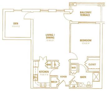 Floorplan of Bishop Gadsden, Assisted Living, Nursing Home, Independent Living, CCRC, Charleston, SC 10