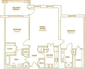 Floorplan of Bishop Gadsden, Assisted Living, Nursing Home, Independent Living, CCRC, Charleston, SC 12
