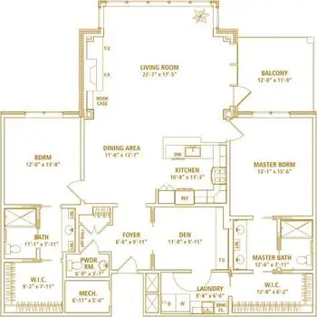 Floorplan of Bishop Gadsden, Assisted Living, Nursing Home, Independent Living, CCRC, Charleston, SC 18