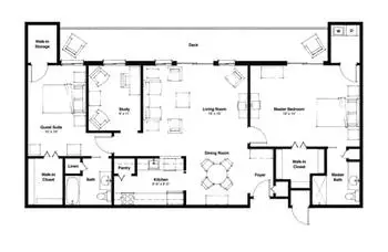 Floorplan of Seabrook in Hilton Head, Assisted Living, Nursing Home, Independent Living, CCRC, Hilton Head Island, SC 1