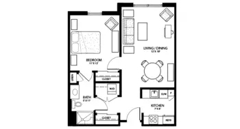 Floorplan of Laurel Crest, Assisted Living, Nursing Home, Independent Living, CCRC, West Columbia, SC 2