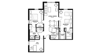Floorplan of Laurel Crest, Assisted Living, Nursing Home, Independent Living, CCRC, West Columbia, SC 4