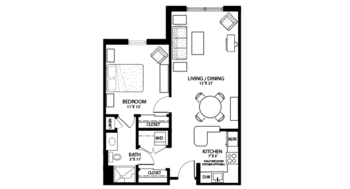 Floorplan of Laurel Crest, Assisted Living, Nursing Home, Independent Living, CCRC, West Columbia, SC 10