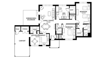 Floorplan of Laurel Crest, Assisted Living, Nursing Home, Independent Living, CCRC, West Columbia, SC 12