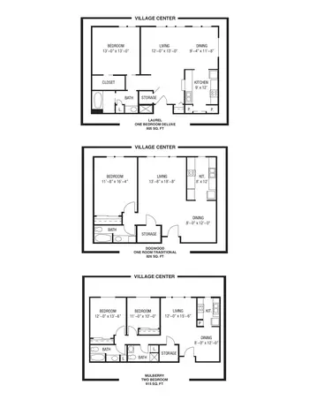 Floorplan of Rolling Green Village, Assisted Living, Nursing Home, Independent Living, CCRC, Greenville, SC 3