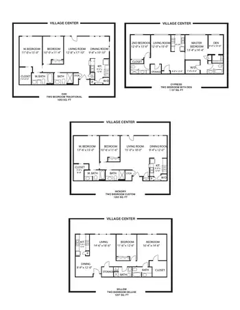 Floorplan of Rolling Green Village, Assisted Living, Nursing Home, Independent Living, CCRC, Greenville, SC 4