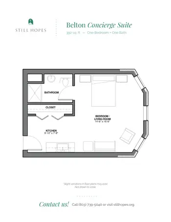Floorplan of Still Hopes, Assisted Living, Nursing Home, Independent Living, CCRC, West Columbia, SC 2