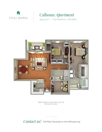 Floorplan of Still Hopes, Assisted Living, Nursing Home, Independent Living, CCRC, West Columbia, SC 6