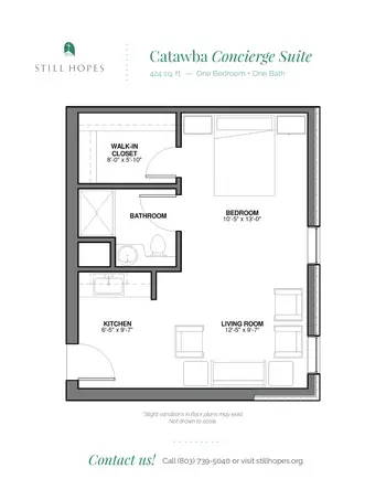 Floorplan of Still Hopes, Assisted Living, Nursing Home, Independent Living, CCRC, West Columbia, SC 19