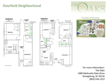Floorplan of The Oaks, Assisted Living, Nursing Home, Independent Living, CCRC, Orangeburg, SC 6
