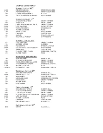 Activity Calendar of The Oaks, Assisted Living, Nursing Home, Independent Living, CCRC, Orangeburg, SC 4