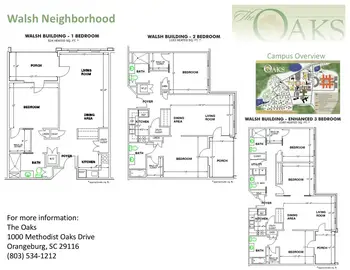 Floorplan of The Oaks, Assisted Living, Nursing Home, Independent Living, CCRC, Orangeburg, SC 13