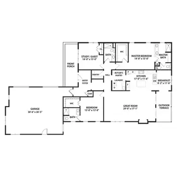 Floorplan of The Woodlands at Furman, Assisted Living, Nursing Home, Independent Living, CCRC, Greenville, SC 9